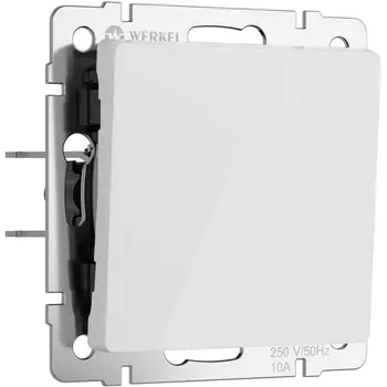 Выключатель одноклавишный (белый акрил) Werkel W1110041 (a063996)
