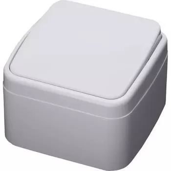 Выключатель одноклавишный (белый) Stekker Basic 39031