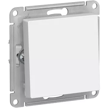 Выключатель одноклавишный (белый) Systeme Electric AtlasDesign ATN000111