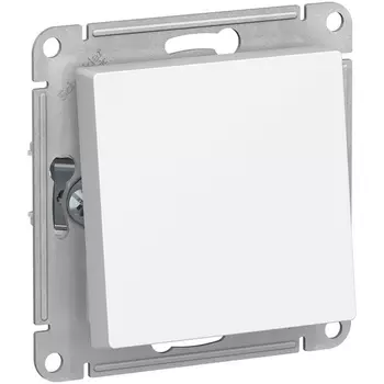 Выключатель одноклавишный (белый) Systeme Electric AtlasDesign ATN440161