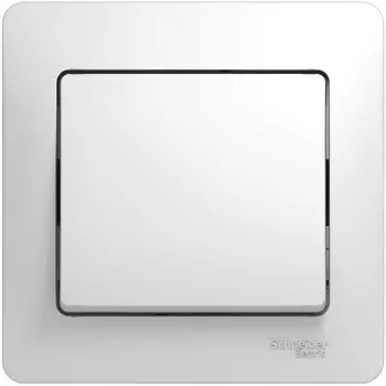 Выключатель одноклавишный (белый) Systeme Electric GSL000112