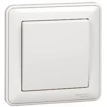 Выключатель одноклавишный (белый) Systeme Electric W59 VS610-156-18