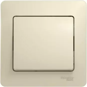 Выключатель одноклавишный (бежевый) Systeme Electric GSL000212