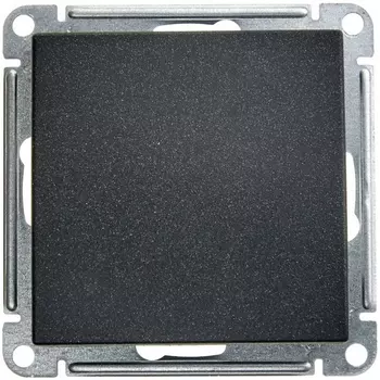 Выключатель одноклавишный (черный бархат) Systeme Electric W59 VS110-154-6-86