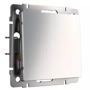 Выключатель одноклавишный (глянцевый никель) Werkel W1110002 (a051082)