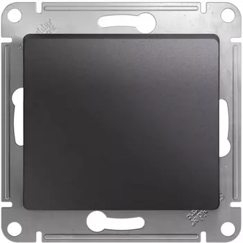 Выключатель одноклавишный (графит) Systeme Electric Glossa GSL001315