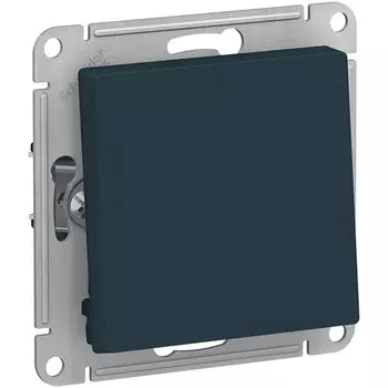 Выключатель одноклавишный (изумрудный) Systeme Electric AtlasDesign ATN000861