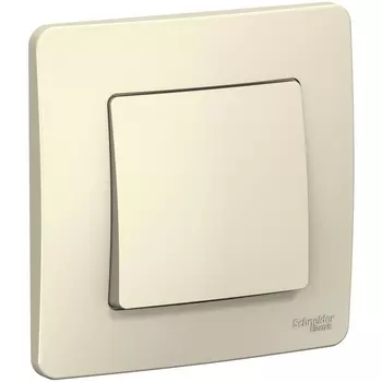 Выключатель одноклавишный (молочный) Systeme Electric Blanca BLNVS010602