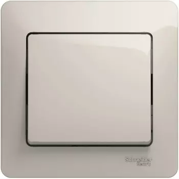 Выключатель одноклавишный (молочный) Systeme Electric Glossa GSL000912