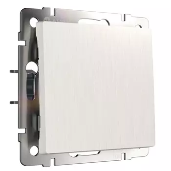 Выключатель одноклавишный (перламутровый рифленый) Werkel W1110013 (a051168)