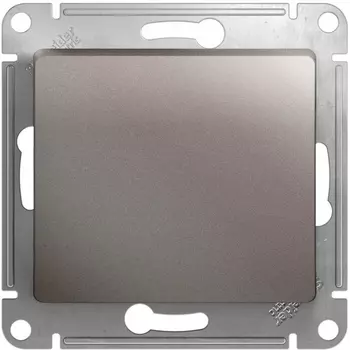 Выключатель одноклавишный (платина) Systeme Electric Glossa GSL001215