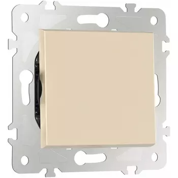 Выключатель одноклавишный проходной Arte Milano am-203 203.32-1.shampan