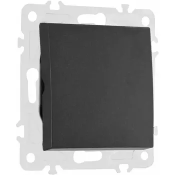 Выключатель одноклавишный проходной Arte Milano am-206 206.32-1.black