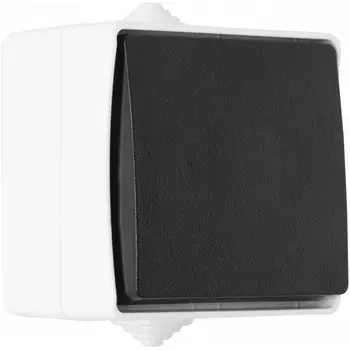 Выключатель одноклавишный проходной Arte Milano am-309 309.32-1.grey