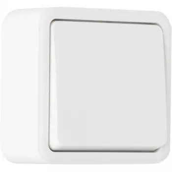 Выключатель одноклавишный проходной Arte Milano am-310 310.32-1.white