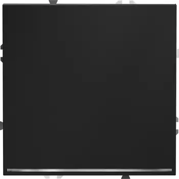 Выключатель одноклавишный с подсветкой (графит) Voltum S70 VLS010207