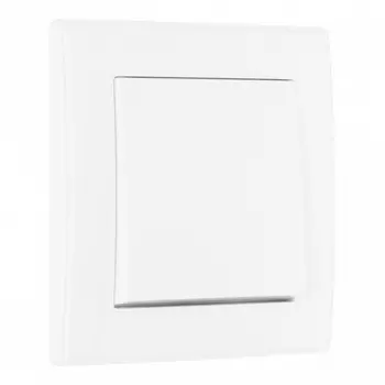 Выключатель одноклавишный с рамкой (белый) Arte Milano SET06-1 SET06-1-30-1 white