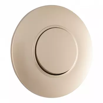 Выключатель одноклавишный с рамкой (шампань) Arte Milano SET08-1 SET08-1-30-1 shampan