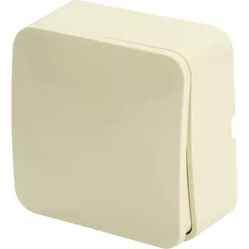 Выключатель одноклавишный (слоновая кость) Stekker София 49470