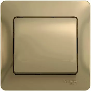 Выключатель одноклавишный (титан) Systeme Electric GSL000412