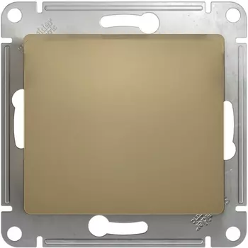Выключатель одноклавишный (титан) Systeme Electric GSL000461