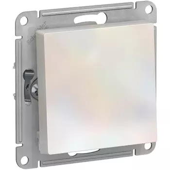 Выключатель одноклавишный (жемчужный) Systeme Electric AtlasDesign ATN000411