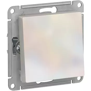 Выключатель одноклавишный (жемчужный) Systeme Electric AtlasDesign ATN000461