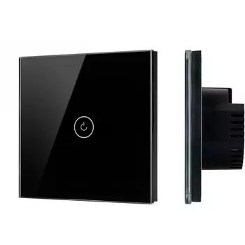 Выключатель сенсорный SWT-OMALI-S01-ZB-BK (250V, 10A, Zigbee) (Arlight, Стекло) 050033