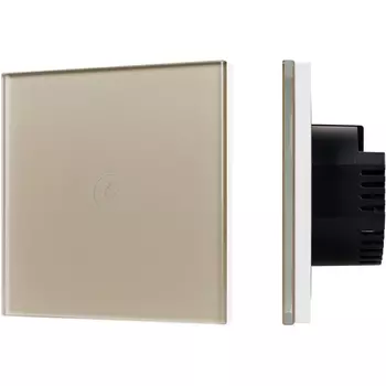 Выключатель сенсорный SWT-OMALI-S01-ZB-GD (250V, 10A, Zigbee) (Arlight, Стекло) 050037