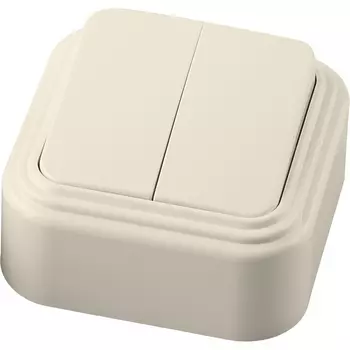 Выключатель (слоновая кость) Stekker Брест 49050