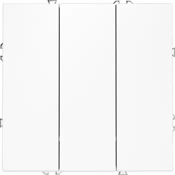 Выключатель трехклавишный (белый матовый) Voltum S70 VLS030102