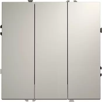 Выключатель трехклавишный (кашемир) Voltum S70 VLS030103