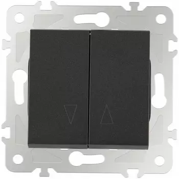 Выключатель жалюзи Arte Milano am-203 203.38-2.black