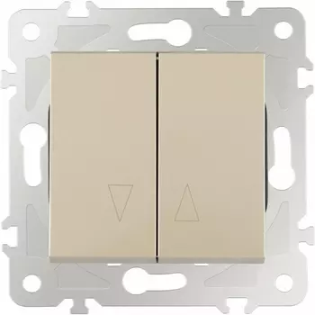 Выключатель жалюзи Arte Milano am-203 203.38-2.shampan