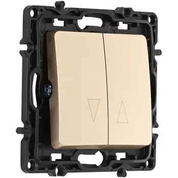 Выключатель жалюзи Arte Milano am-217 217.38-2.shampan