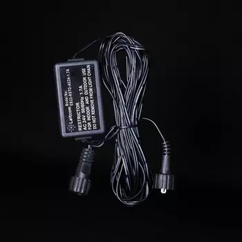 Выпрямитель для Силиконовой Нити 24В, Провод Черный Каучук, IP65 Laitcom Cиликона 24В EC24-1,7A