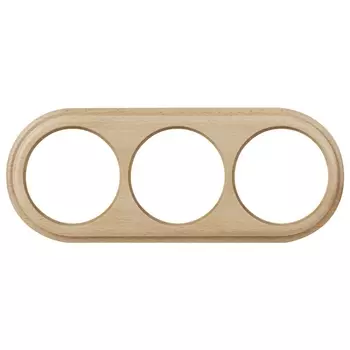 Рамка на 3 поста (светлый бук) (RAMKA 03 WL15 M0) Werkel W0035224 (a050994)