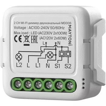 WI-FI диммер двухканальный Maytoni MD006