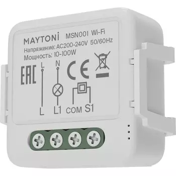 Wi-Fi выключатель одноканальный (без нуля) Maytoni Wi-Fi Модуль MSN001