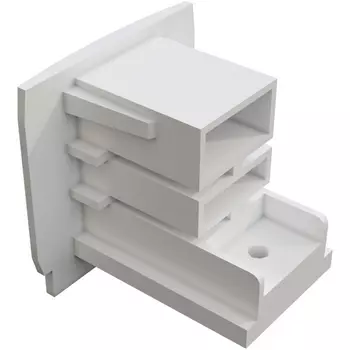 Заглушка торцевая Trinity белый, 1шт (трехфазный) Maytoni Technical TRA005EC-31W