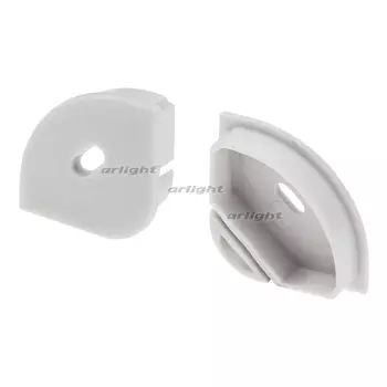 Заглушка ARH-KANT-30R с отверстием (Arlight, Пластик) 016134 (10 шт.)