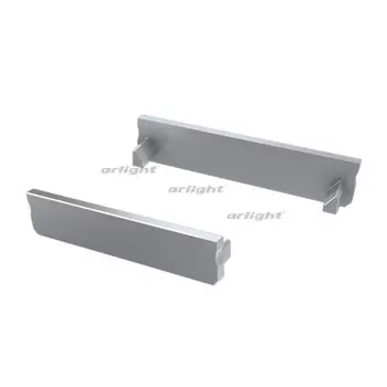 Заглушка для ALM-FLAT-S серая глухая (Arlight, Пластик) 026742 (10 шт.)