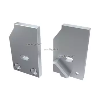 Заглушка для ALM-GLASS-10 левая с отверстием (Arlight, Металл) 026734 (2 шт.)