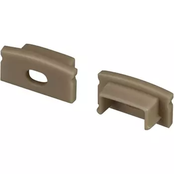 Заглушка LINE-1708 OLIVE GREY с отверстием (Arlight, Пластик) 038632