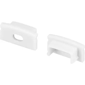 Заглушка LINE-1708 с отверстием WHITE (Arlight, Пластик) 044235