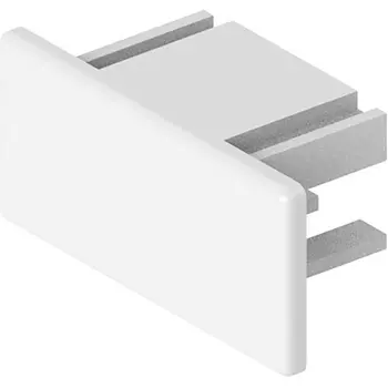 Заглушка пластиковая для шинопровода, белый Feron LD1013 41986