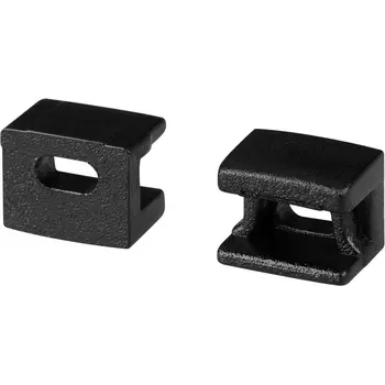 Заглушка PLINTUS-FANTOM BLACK с отверстием (Arlight, Пластик) 043608