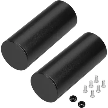 Заглушка ROUND-D36-360 BLACK с отверстием (Arlight, Металл) 050534