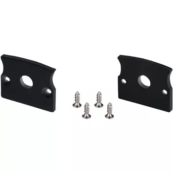 Заглушка СEIL-S14-SHADOW FLAT BLACK с отверстием (Arlight, Металл) 040781