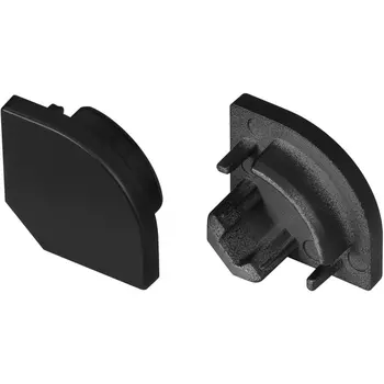 Заглушка SL-KANT-H10 BLACK глухая (Arlight, Пластик) 049409